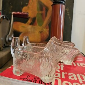 VINTAGE MIDCENTURY Set Of 2 Scottie DOG creamers Severs 1960s Kitchen